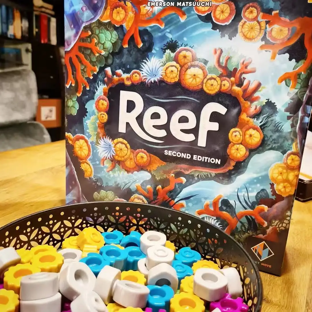 Abstract Strategy Coral Growth Board Game by Reef