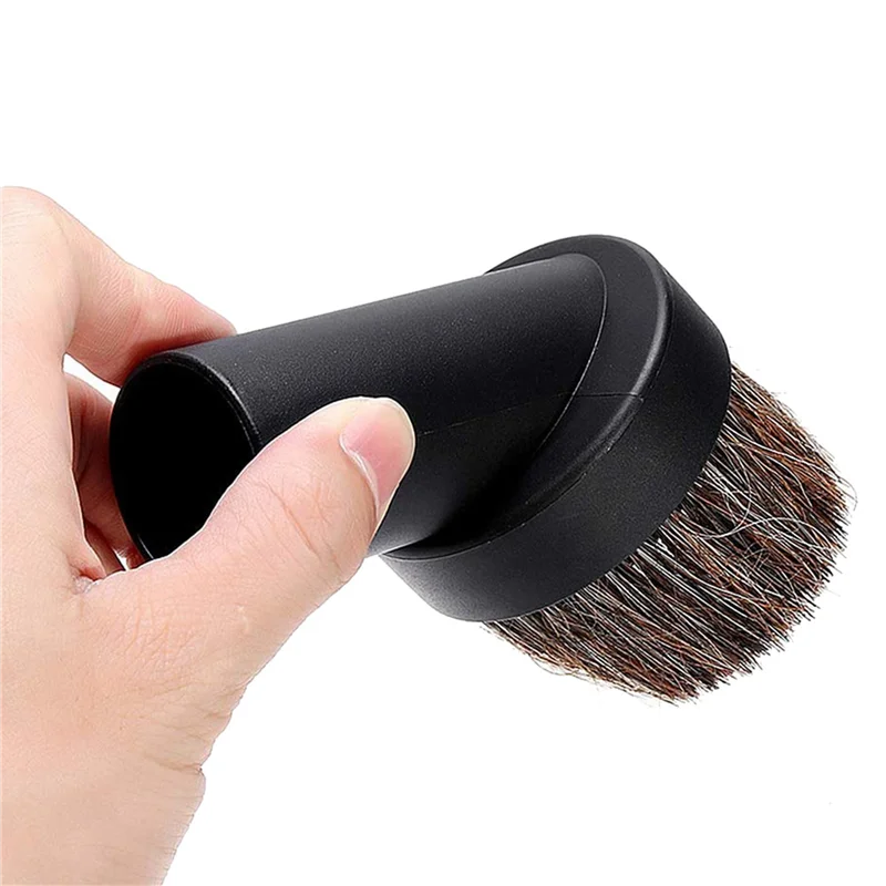 A83X-6 Pieces Vacuum Cleaner Attachment Soft Horsehair Bristle Dusting Brush Vacuum Replacement,Cleaning Tools,Inner Dia 32Mm