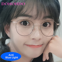 Trendy Retro Luxury Designer Round Metal Frame Glasses For Men Women Computer Anti-Blue Light Spectacle For Reading Lentes Очки