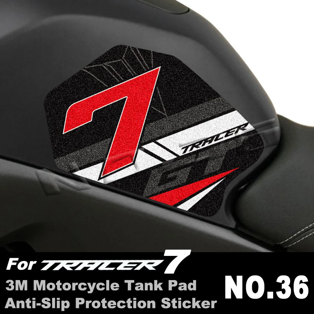 

3M Motorcycle Anti-Slip Side Tank Pad Sticker Protect Knee Grip Decal Accessori For TRACER 7 GT TRACER700 2020 2021 2022