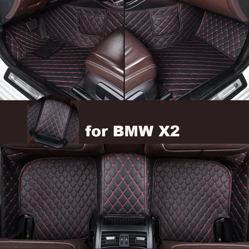 Autohome Car Floor Mats For BMW X2 2018-2019 Year Upgraded Version Foot Coche Accessories Carpetscustomized