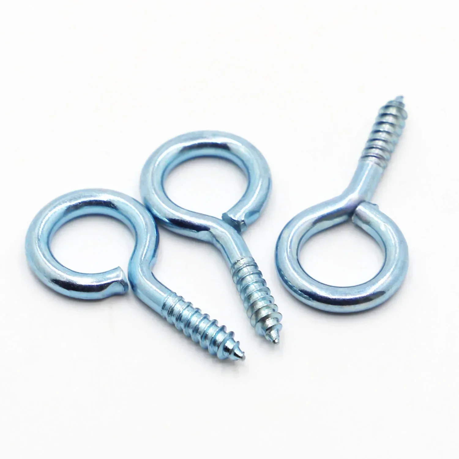 0# 1# 2# 3# 4# 5# 6# 8# 10# 12# 14# Blue Zine Steel Sheep Eye Nail Self-tapping Screw Iron Question Mark Hardware Hook Ring