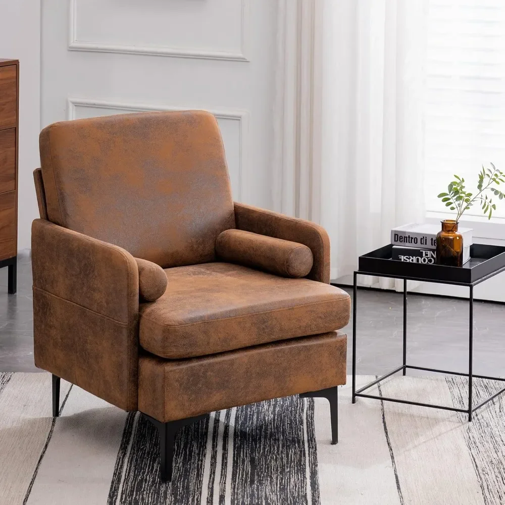 Modern coffee chairs, upholstered comfortable sofas, armchairs, corner decorative chairs, suitable for living rooms, bedrooms