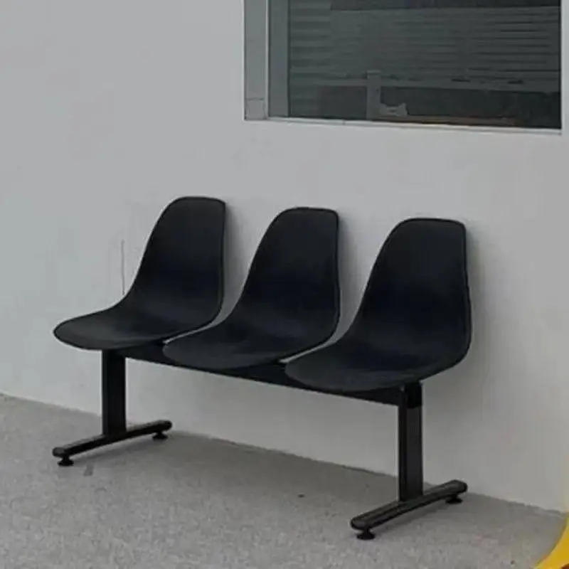 Plastic row chair court public outdoor Internet celebrity three person hospital chair playground indoor stand stadium waiting