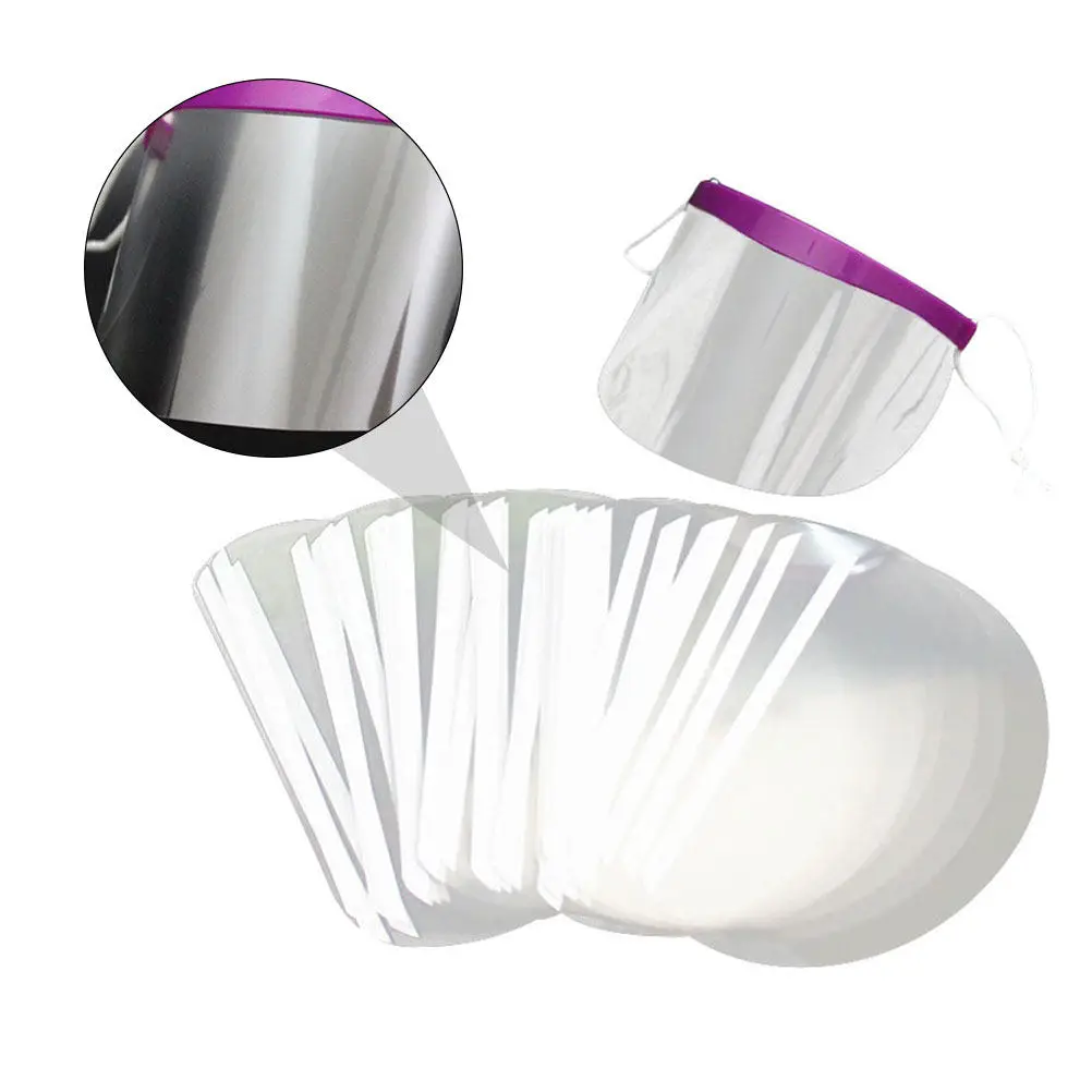 

150 шт. защитных экранов для стрижки волос для взрослых, легкие, для салонов, для защиты глаз и лица при стрижке, окрашивании, макияже