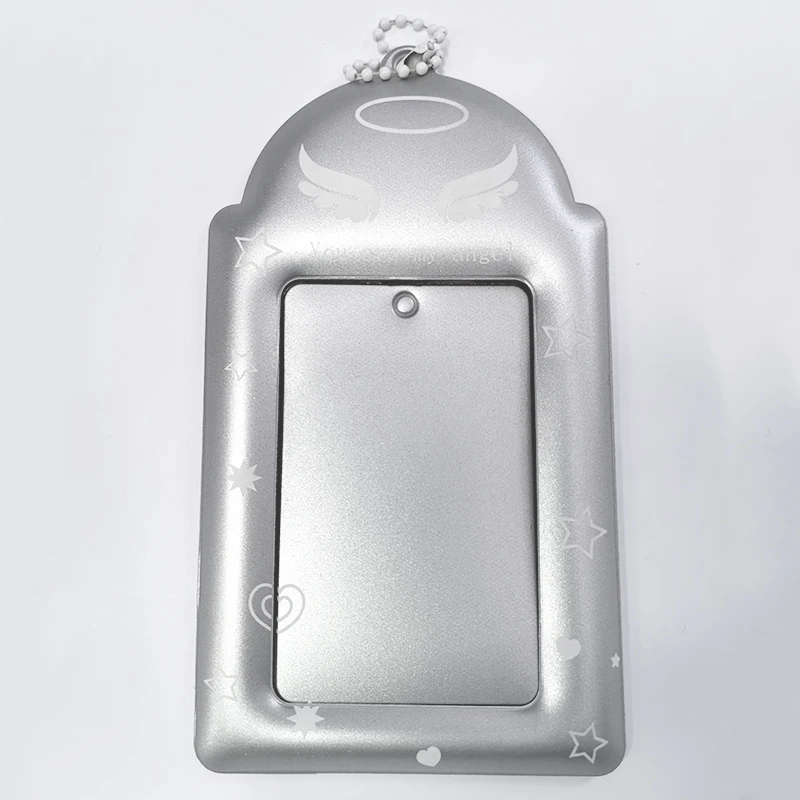 Ins Style Photo Card Holder 3inch Kpop Idol PhotoCard Holder Bus Card Case Keychain Pendant Photo Protector