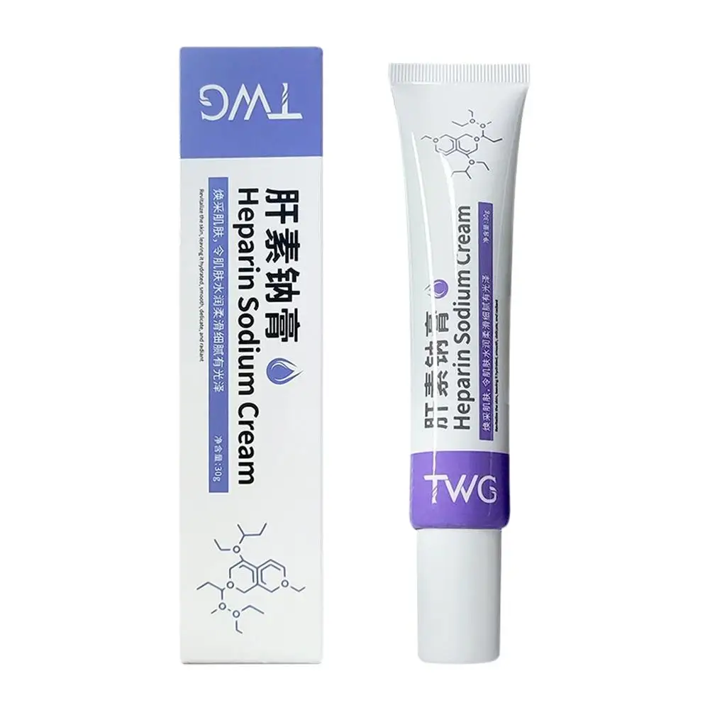 1 قطعة كريم تفتيح الصوديوم هيبارين 30 جرام يتلاشى البقع الداكنة يرطب بعمق وإصلاح رفع ثبات العناية بالبشرة