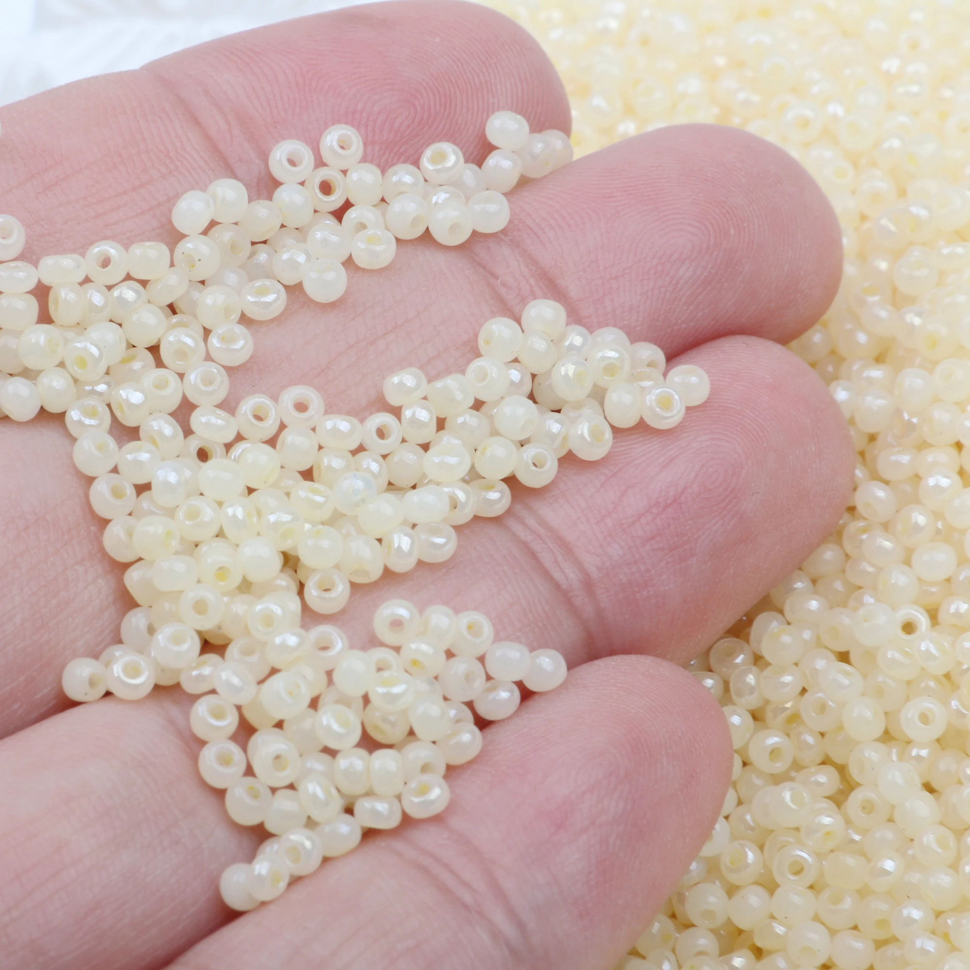 2.5mm Glass Seed Bead Shiny Pastel Color Opaque Mix Mini Seed Beads Rocailles Making DIY Earring Necklace Accessories 10g GSB-D
