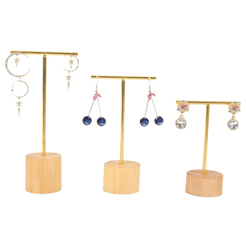 ABP-18-Piece Fashion T-Bar Jewelry Display Rack Stand Holder Earrings Hanging Organizer Jewelry Set