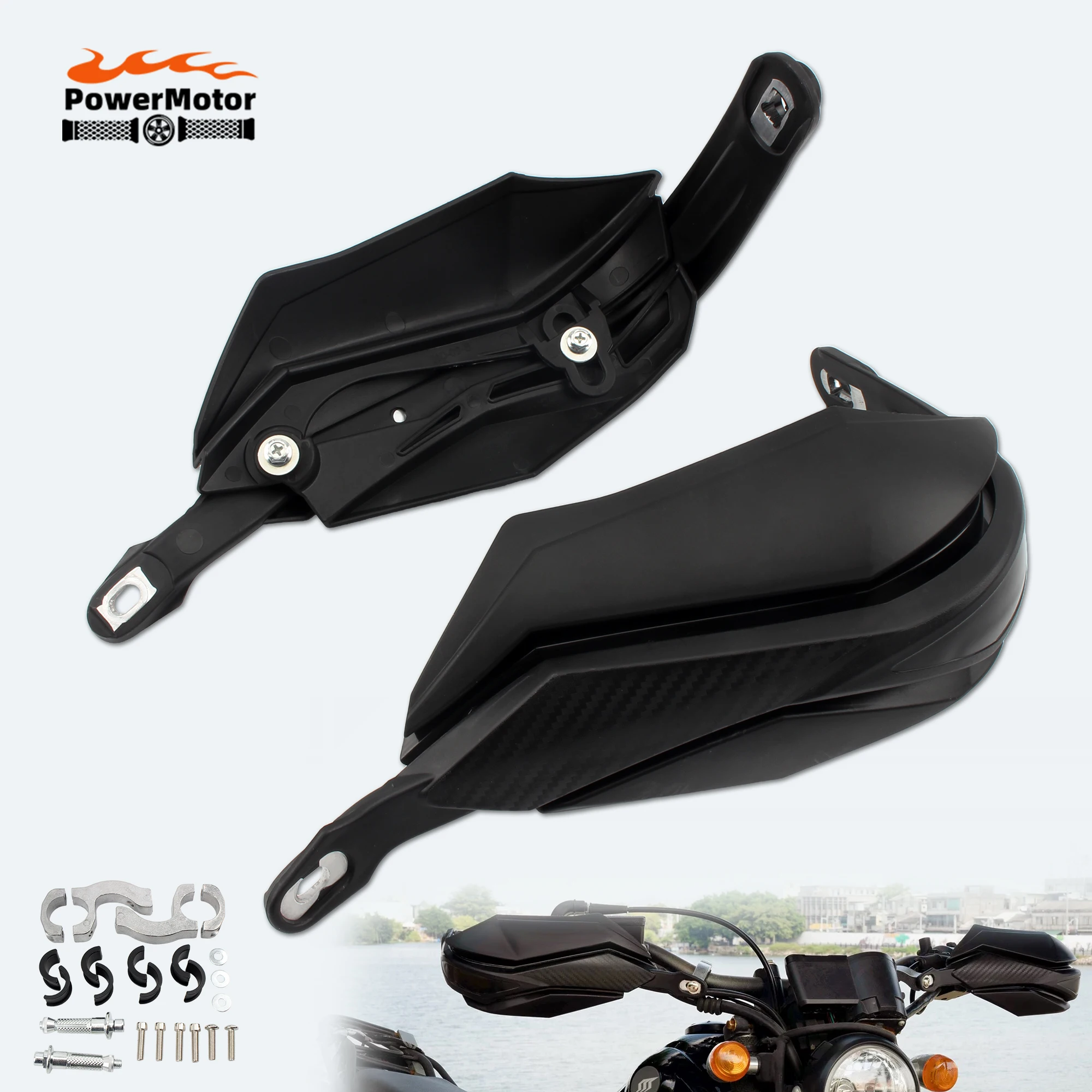 22/28mm 7/8" Universal Motocross Hand Guards Handguards 1 1/8" Adjustable for KTM Honda Yamaha Dirt Pit Bike Motorcycle Parts