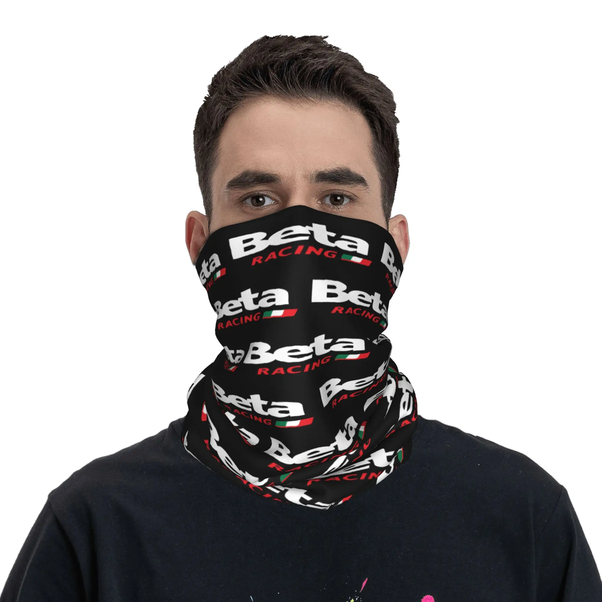 

Custom New Motorcycle Race-B Motor Neck Gaiter Women Men UV Protection Winter Bandana Scarf for Cycling