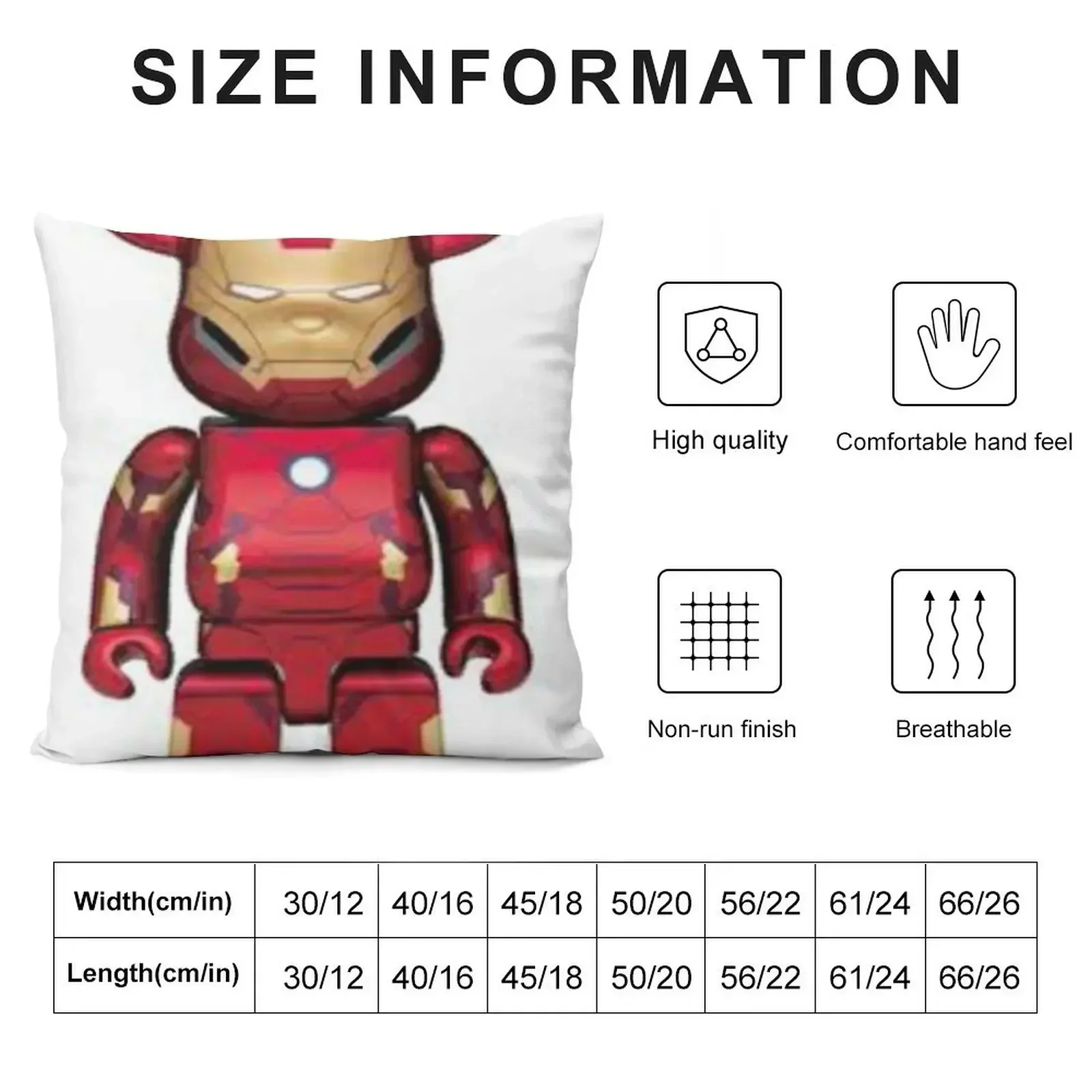 bearbrick vvc Throw Pillow Cushions For Decorative Sofa Luxury Living Room Decorative Cushions pillow