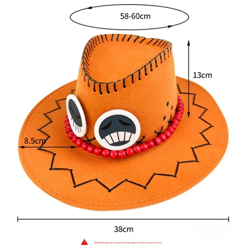 Halloween Pirate Ace Jazz Cowboy Hat Unisex Outdoor Sun Hat Fashion Party  Cosplay Stage Performance Costume Prop Decor Ornament view 3