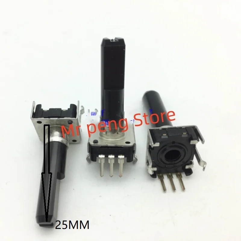 2pcs for ALPS EC12 Rotary coding switch 24 Positioning 24 pulse axis length 25MM