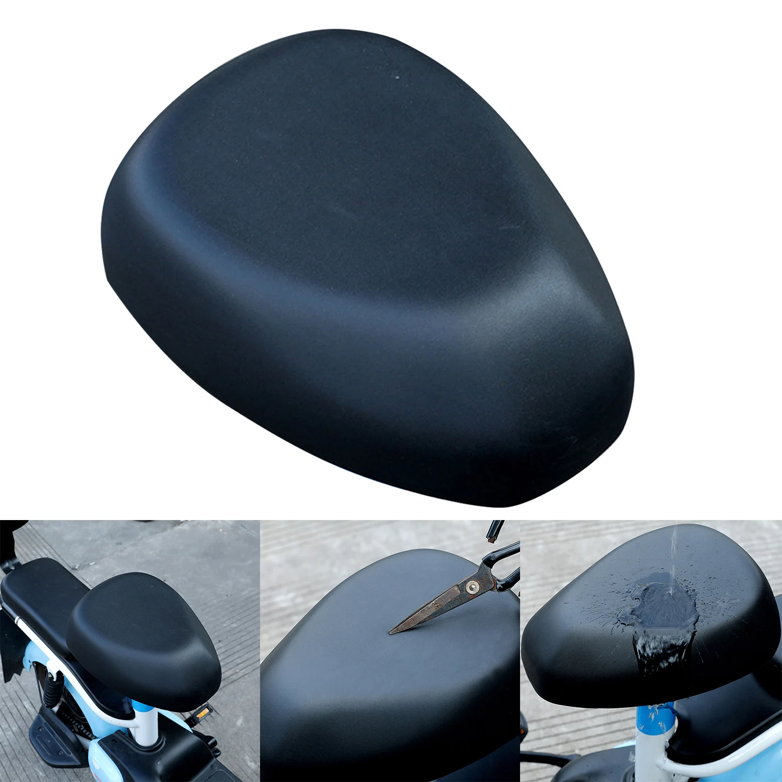 Electric Bicycle Saddle Protectors 25x20CM Enlarge  Elastic Waterproof Seat Cushion Cover E-bike Saddle Accessories