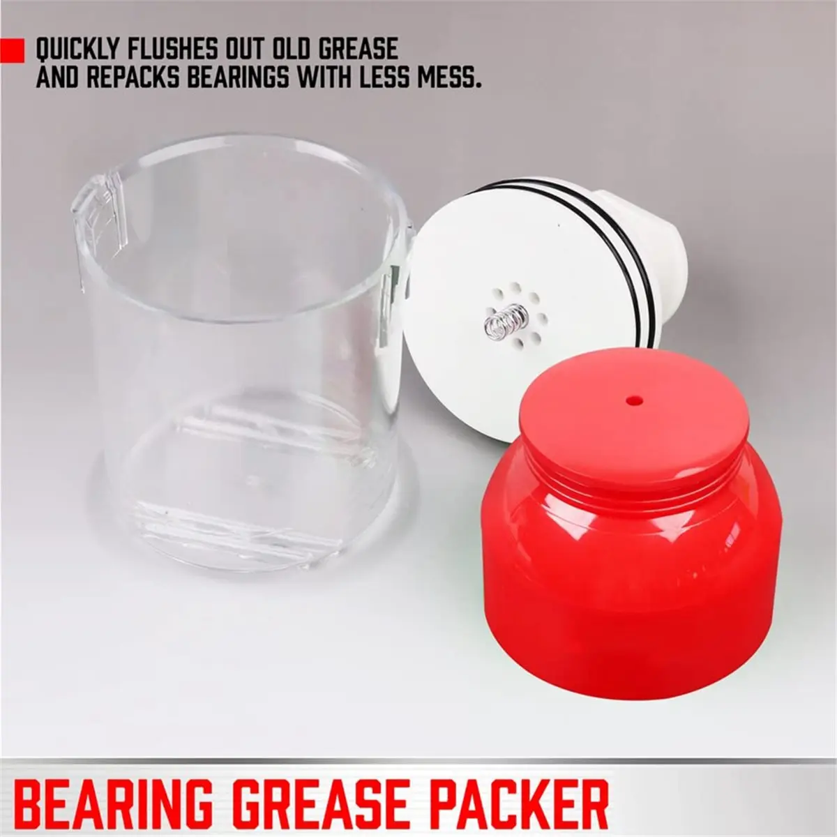 Bearing Packer Kit,Handy Wheel Bearing Packer Tool Portable Wheel Bearing Grease Packer, Effortlessly Flushes Old Grease