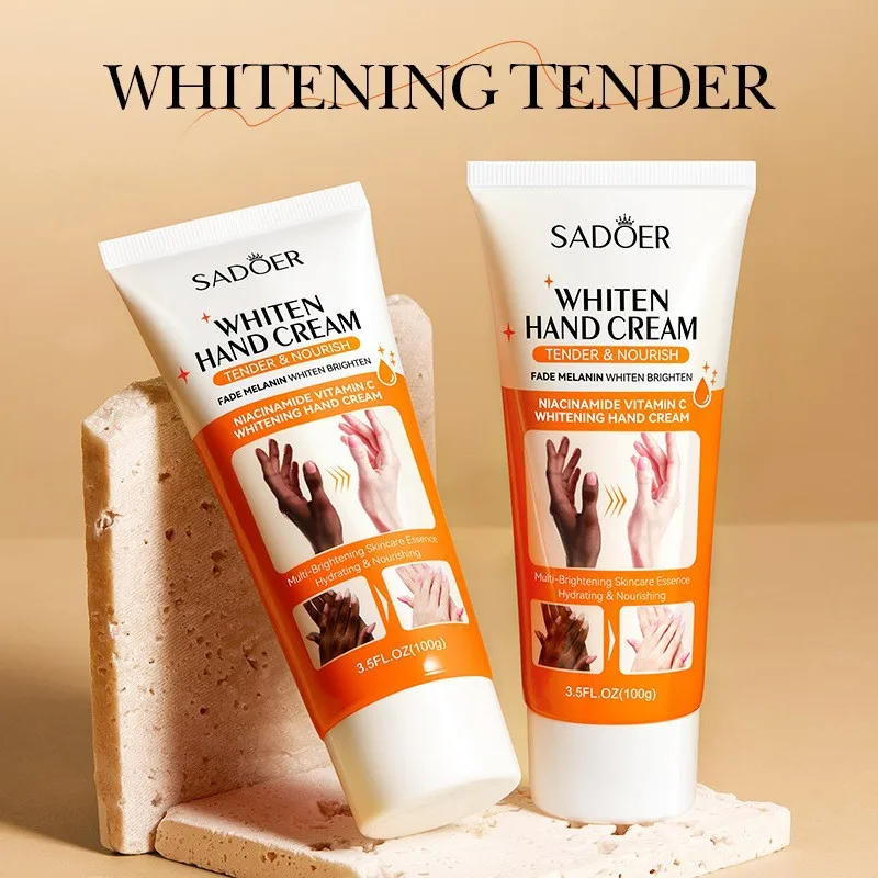 SADOER 100g Moisturizing Hand Cream Tender Nourish Non Greasy Brightening Hydrating Beauty Hands Skin Care Products