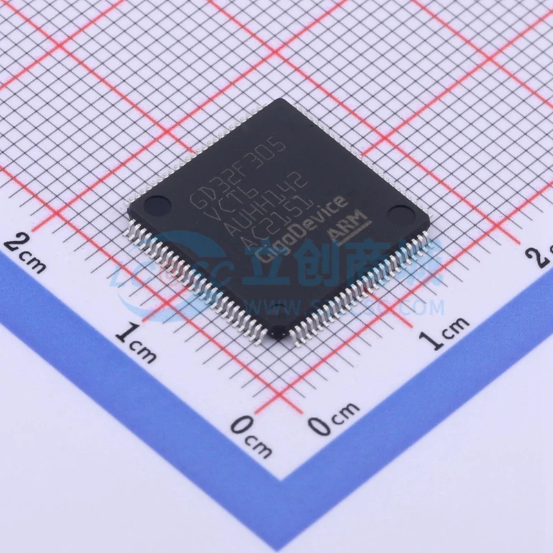 In Stock 100% Original New GD GD32 GD32F GD32F305 GD32F305VCT6 LQFP-100 Microcontroller (MCU/MPU/SOC) CPU