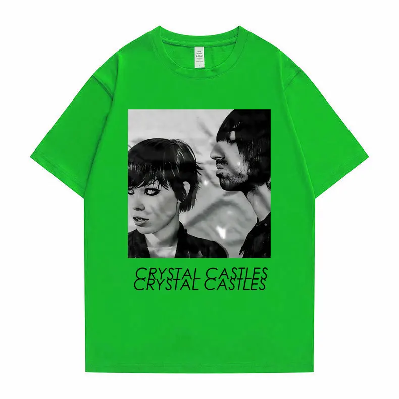 Crystal Castles Graphic T Shirts para Homens e Mulheres, T-shirts