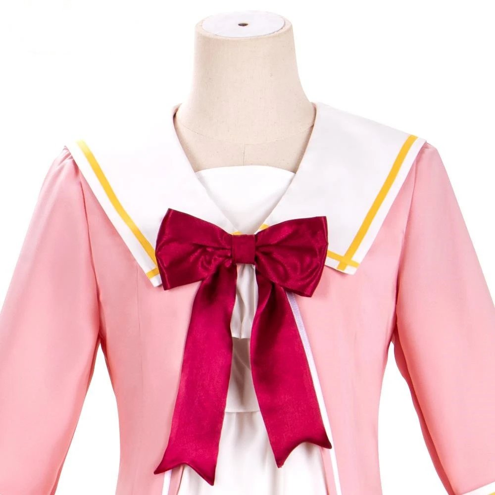 Novo Tachibana Hinata Cosplay Anime Fantasia Bishoujo Juniku Ojisan para Traje Roupas Halloween Carnaval Party Dress