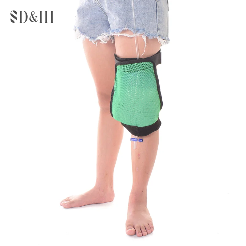 Saco de coleta de urina Bind Leg Holder Correia de drenagem Fixa Bolsa externa Cateter Dispositivo de estabilização para incontinência urinária