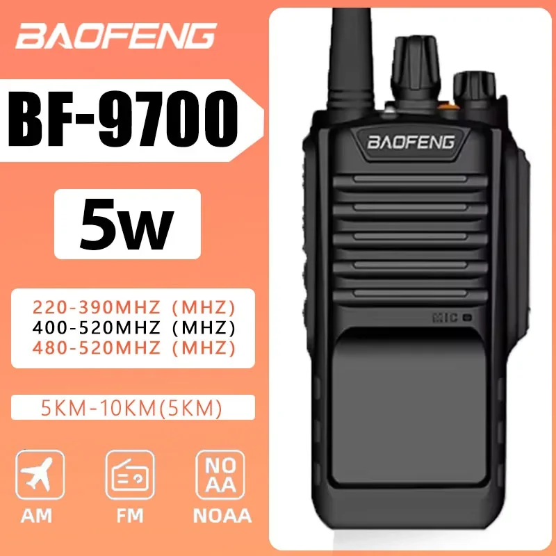 

baofeng BF9700 camping long range walkie talkie Wireless set radios walki communication radio Two-way transceiver hunting ptt