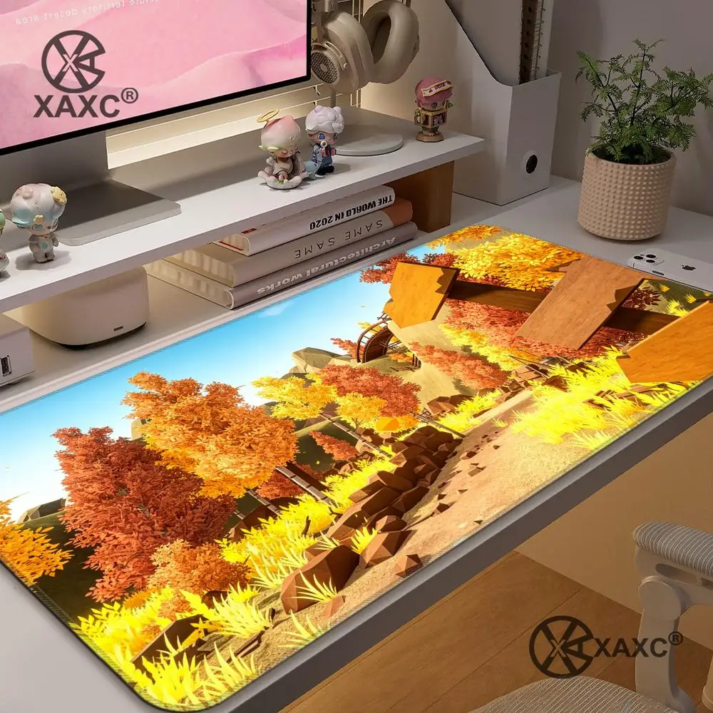 

Sacred Valley Mouse Pad Features Beautiful Valley Scenery Soft Nature Colors Large Size Keyboard Desk Mat laptop Carpet HYBXXC