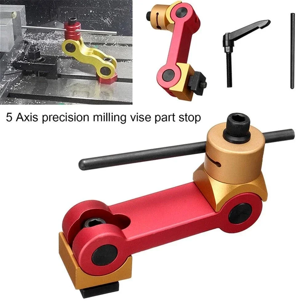 

1pc Locator Tool Universal Adjustable Aluminum Alloy Mill Machines Work Stop Locator Tool Part Workpiece Woodworking Hand Suppli