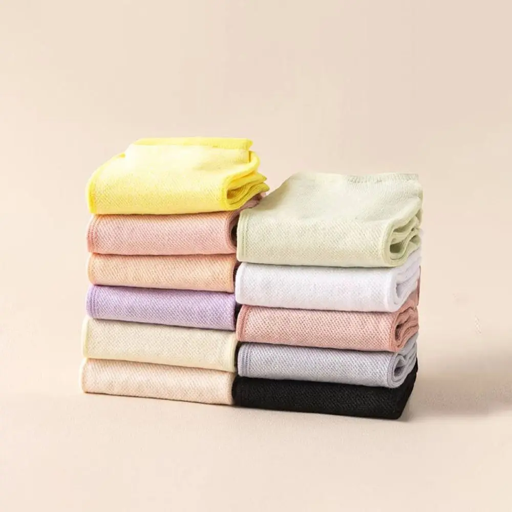 

5Pairs Simple Anti-Slip Fitness Socks Sweat-Absorbent Breathable Yoga Socks Women Sports Hosiery Short Tube Socks Ballet