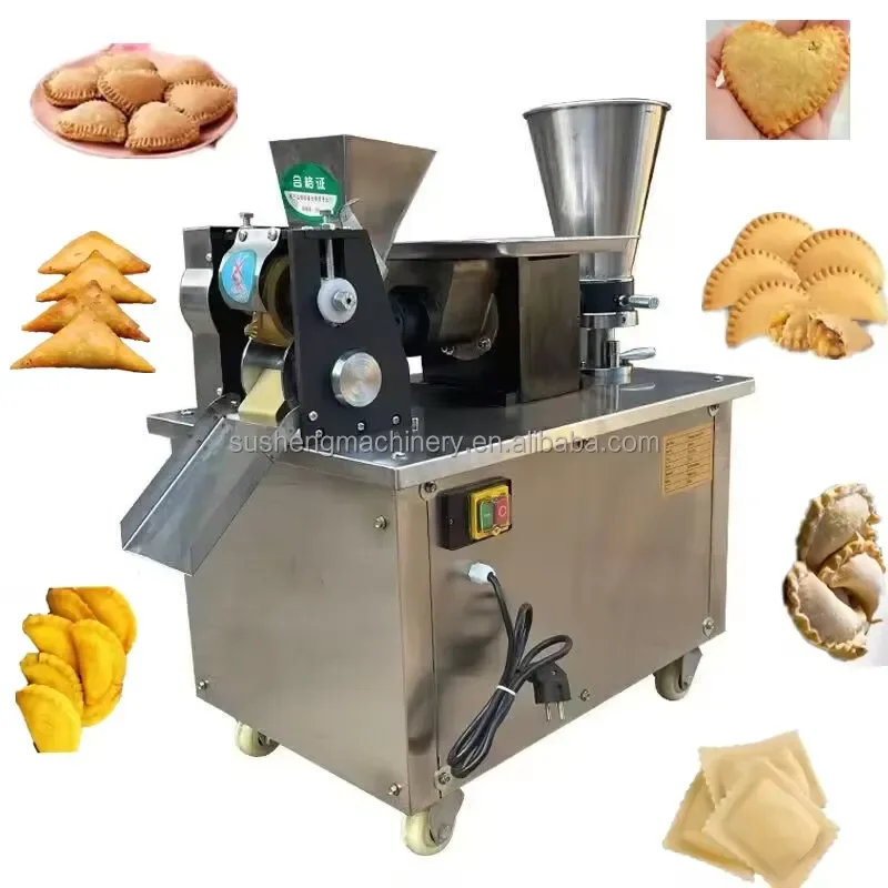 for Commercial Size Full Automatic Samosa Empanada Wonton Curry Dumpling Making Machine for Small Business