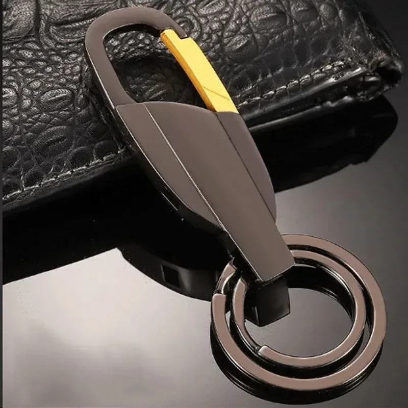 Fashion Car Keychain Gift Knife Bottle Opener Zinc Alloy Keychain Key Ring Fingertip Gyro