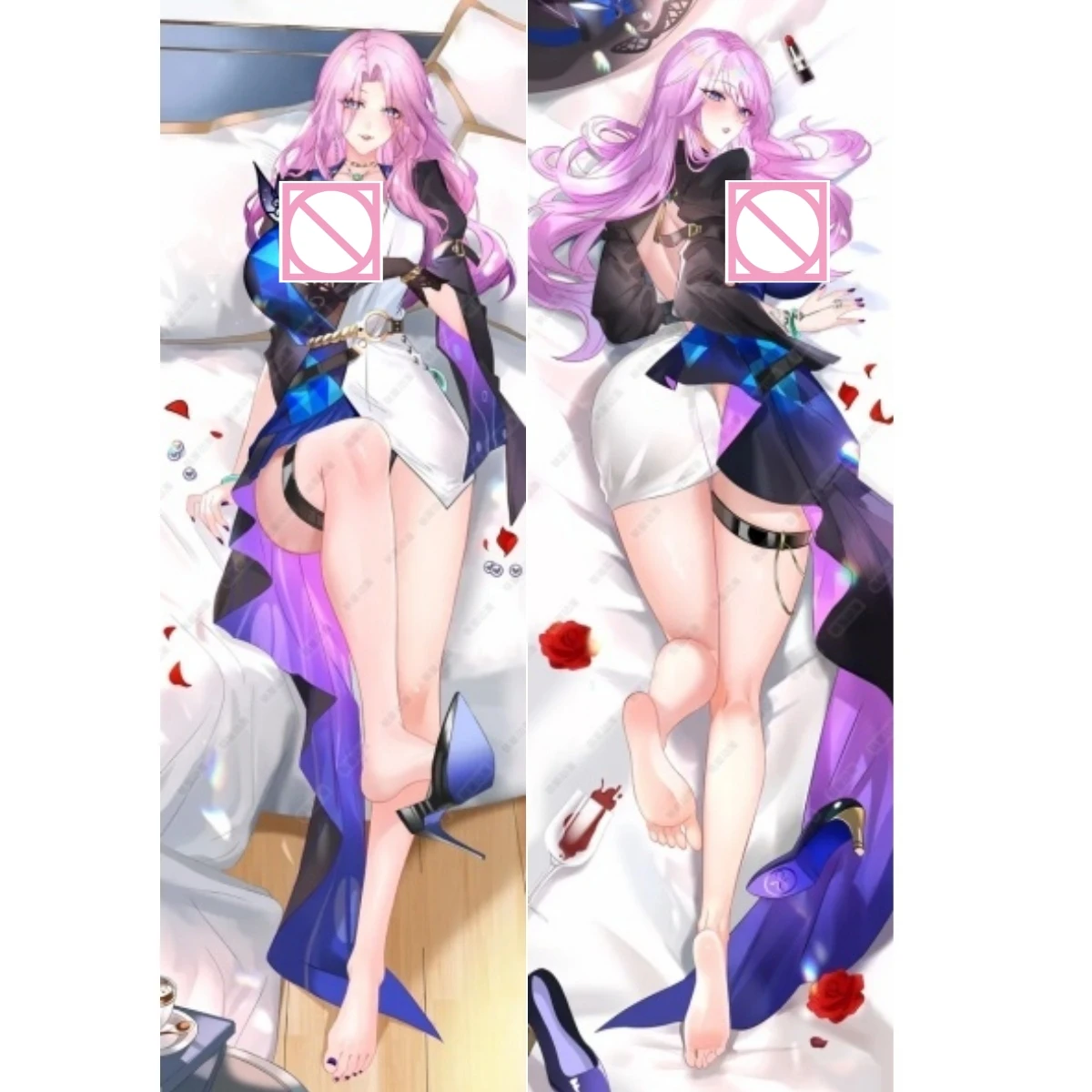 

Boyoxon Jade Game Figure Pillow Case Cover Hugging Pillow Pillowcase Double-Sided Printed Peach Skin/2WAY Plush Multi-Size