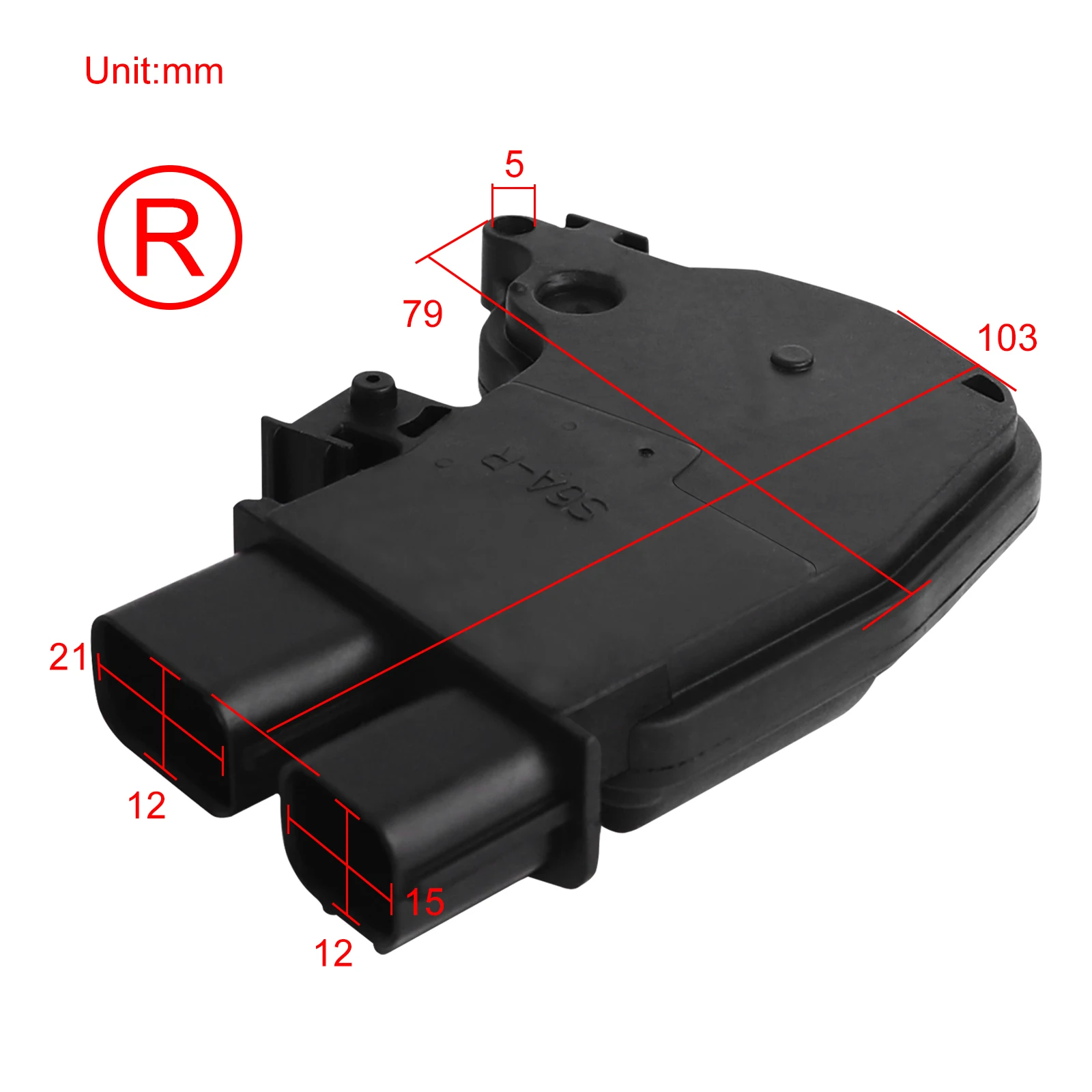 Front Right & Left Door Lock Actuator 72115-S6A-J11 for Acura RSX Honda Accord Civic CR-V Odyssey Pilot