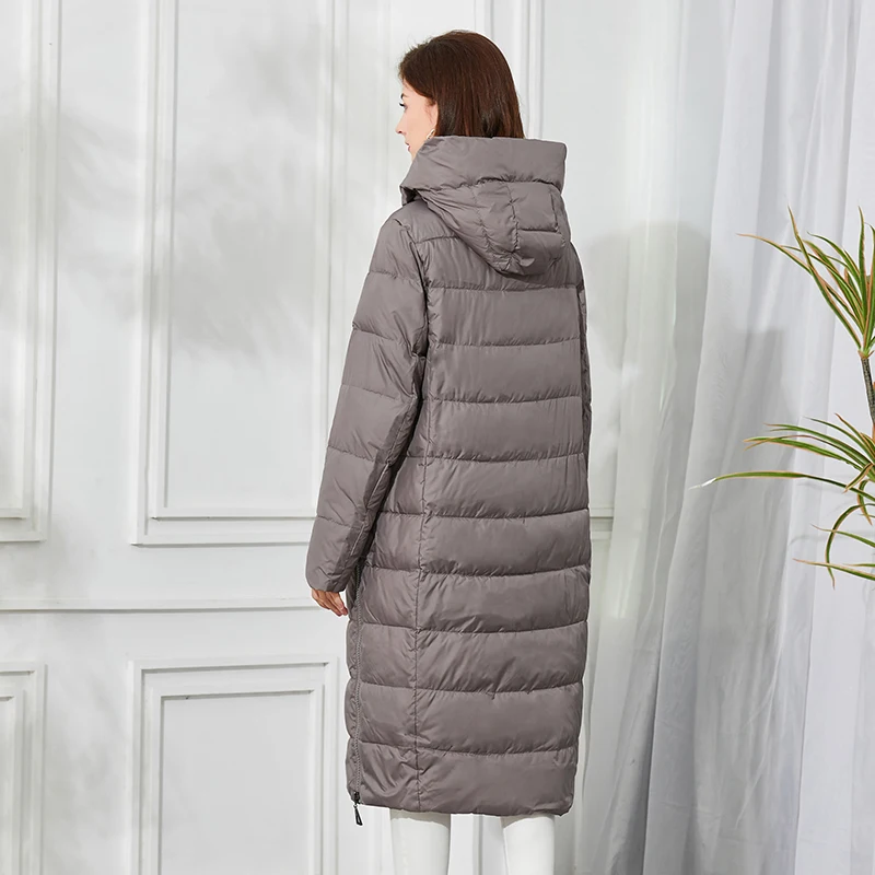 Manteau rembourré épais et chaud pour femme, Parka longue à capuche, en coton, nouvelle collection hiver 2022