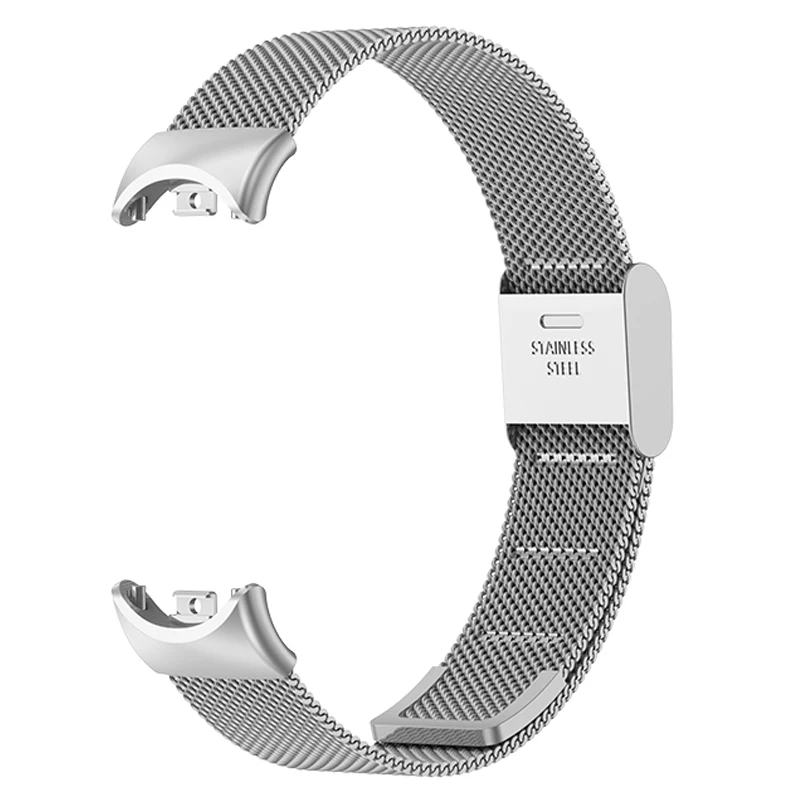 RVS Metal Bandje voor Xiaomi Mi band 10 9 8 Metalen Armband voor Xiaomi Smart Band 8 9 10 Polsband Accessoires