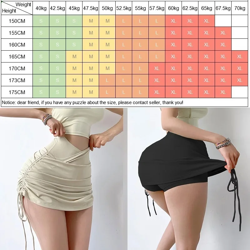 ジムフィットネステニススカート、セクシーな女性向けアスレチックゴルフヨガハイウエストスカート、ワークアウトダンスランニングレディーススコート