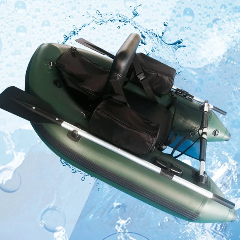 1-Personen-aufblasbares Fischerboot Hypalon Floß mit Zubehör |   Leichtes, starres Rippenbeiboot