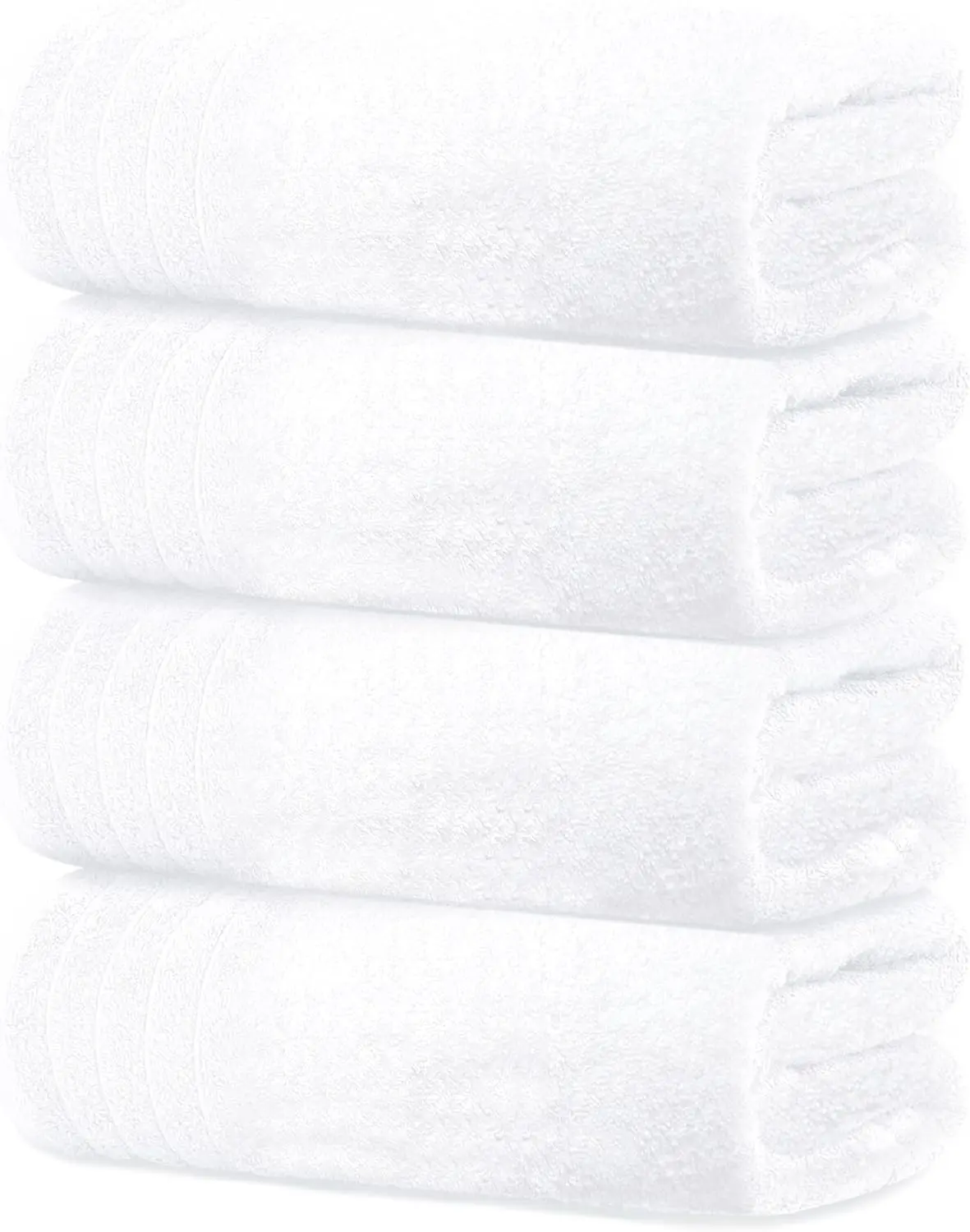 Tens Towels 4PC Extra Large Bath Towels 30x60in White