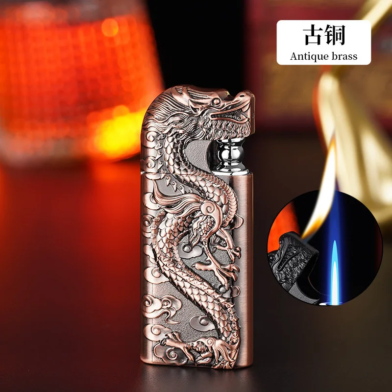 Dragon Lighters Creative Windproof Gas Lighter Luxury Metal Torch Cool Lighter Smoking Accessories