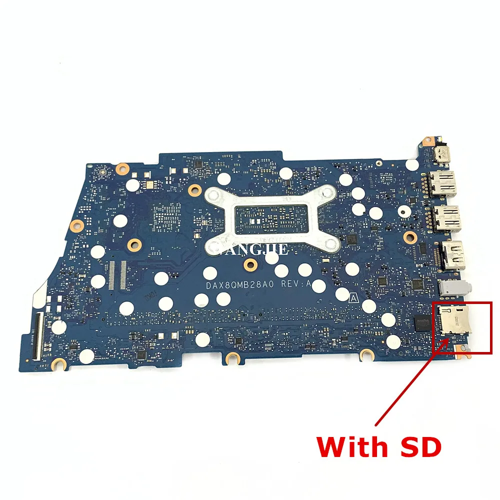 DAX8QMB28A0 X8Q For HP ProBook 440 G8 450 G8 Laptop Motherboard CPU I5-1135G7 I7-1165G7 100% Tested OK