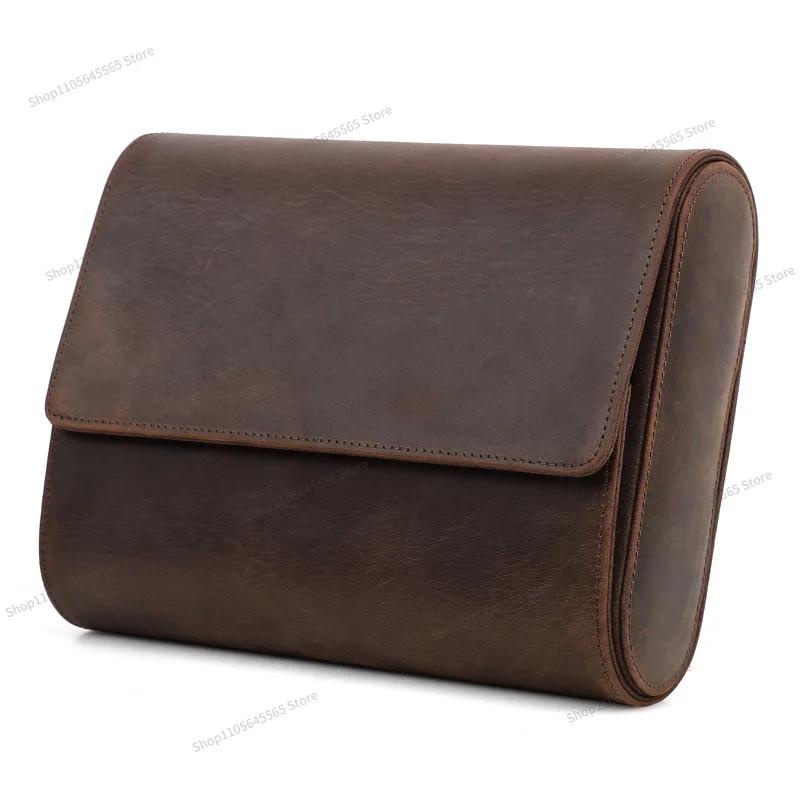 For Retro Six-pack Mechanical Watch Storage Box, Portable Anti-drop Watch Collection Box