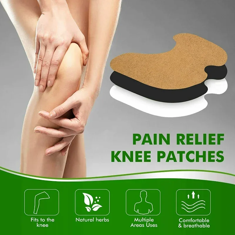 12/24Pcs Knee or Neck Plasters Pain Relief Patch Wormwood Extract Joint Ache Sticker Rheumatoid Arthritis Body Health Care Tools