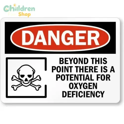 Beyond Point Oxygen Deficiency Aluminum Weatherproof  Sign-Aluminum