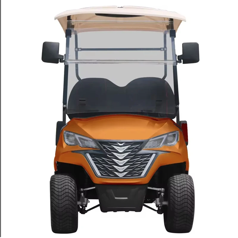 Hot sale 4 seater golf cart lithium battery 4+2 seater electric golf cart with turn signal and rear view mirror