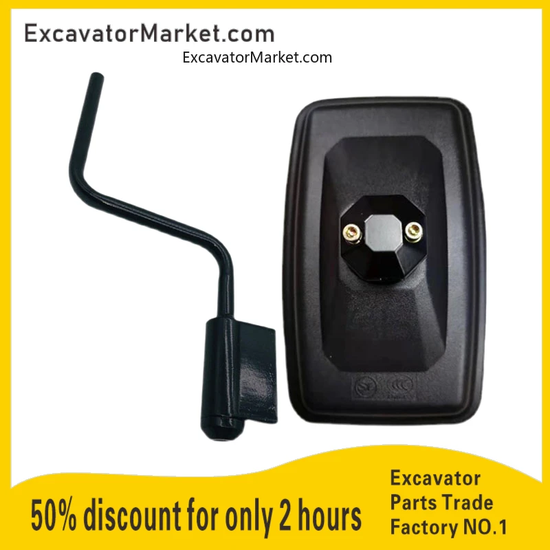 For Hyundai Excavator Accessories R55 60 80 110 150 210 215 225-7-9 Rearview Mirror Excavator Parts Excavator Accessories