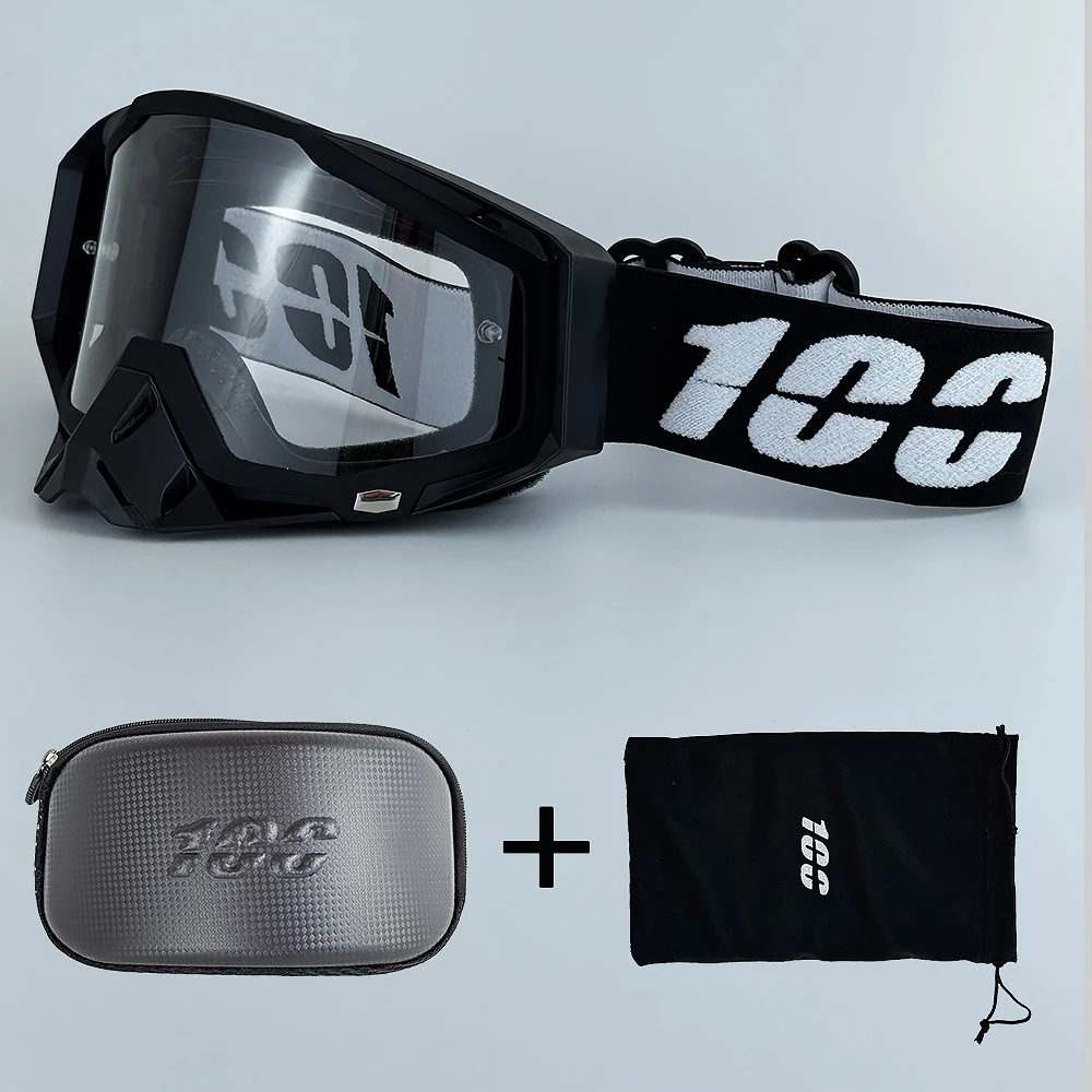 

100 Motocross Glasses Motorcycle Sunglasses Man MTB ATV Mask Windproof Protection Skiing Cycling Racing Off-Road Goggles