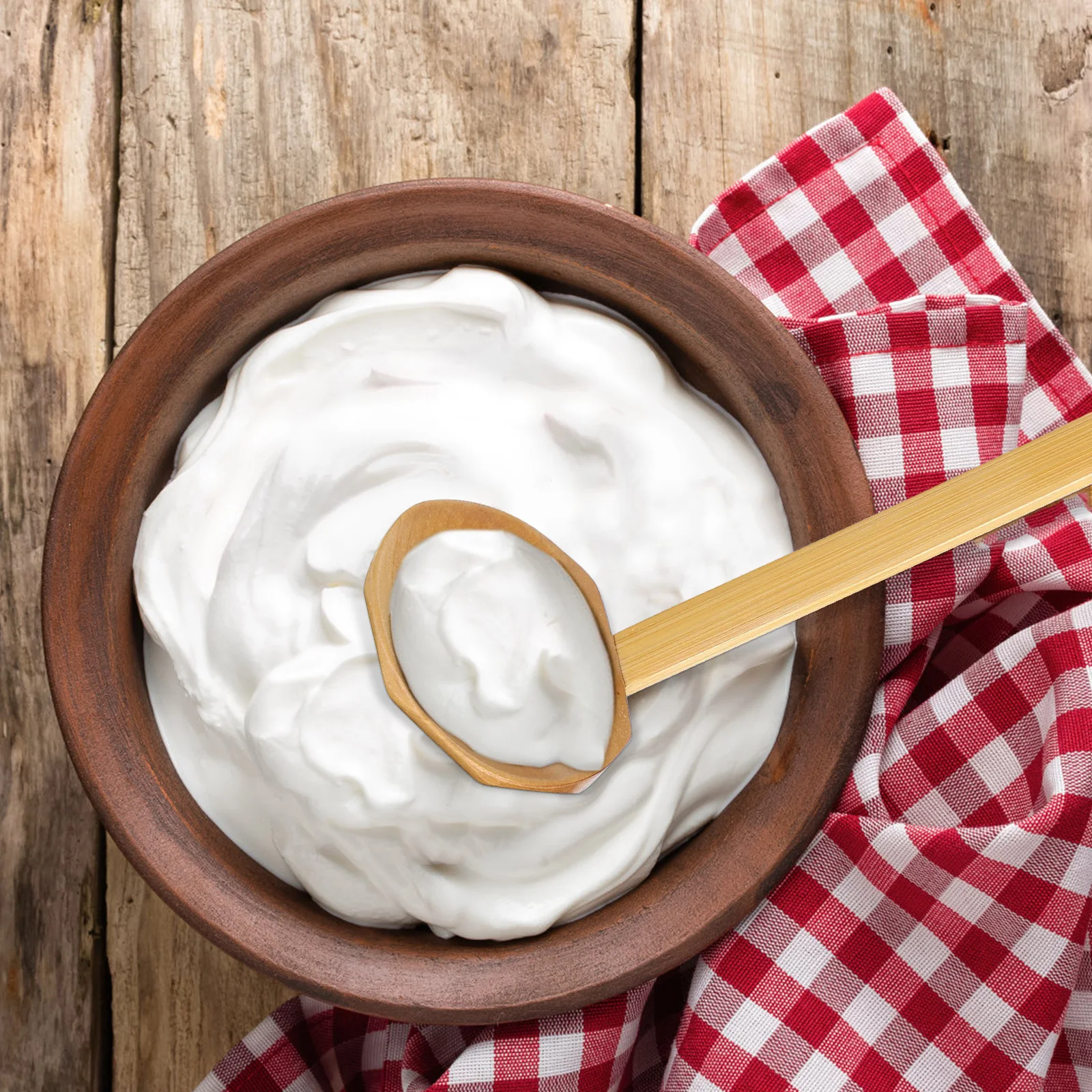 

2pcs Solid Wood Bamboo Handle Hotpot Spoon Long Handle Soup Ladle For Cooking Porridge Noodles Kitchen Gadget Household Water