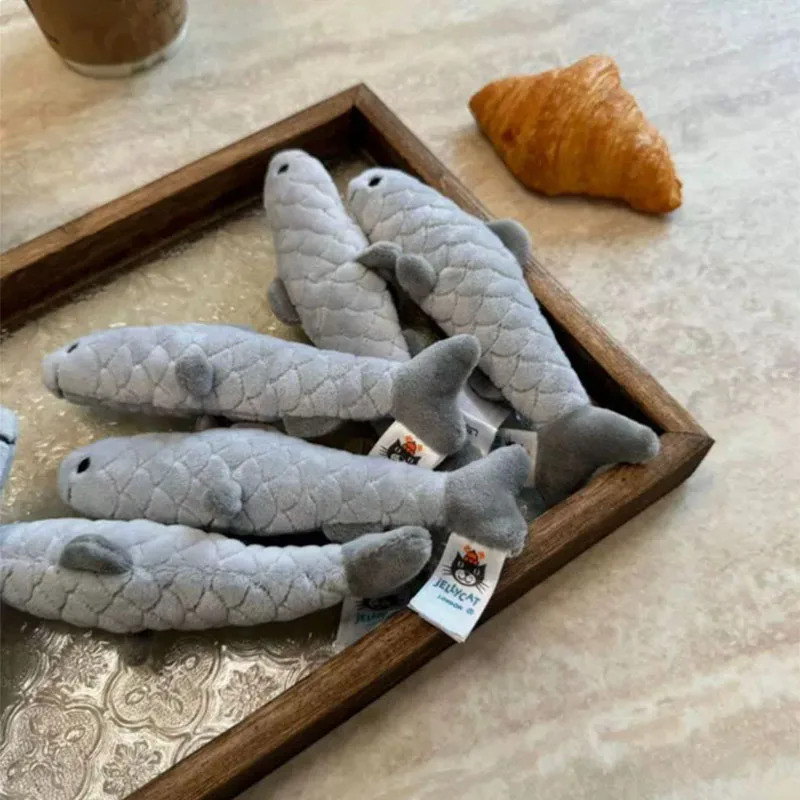

Sardine Canned Soft Fish Plush Blind Box Toy Animal Keychain Soothing Comfort Doll Decoration Cozy Room Stuffed Decor Kids Gift