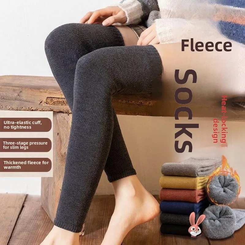 

Утепленные зимние высокие мужские гольфы выше колена, длинные носки-леггинсы для мужчин, бренд ABENUOR