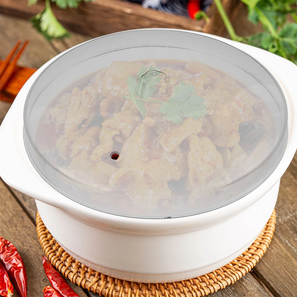 

Universal Steamer Lid Heat Insulation Handle Multipurpose Steaming Cover Kitchen Replacement Protective Dome Pot Lid